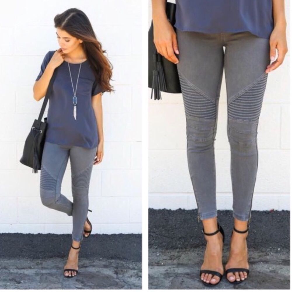 Moto jeggings